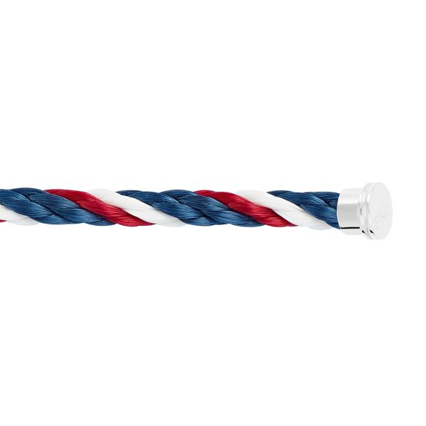 Câble Fred Force 10 Emblème Bleu Blanc Rouge grand modèle en acier 6B1050