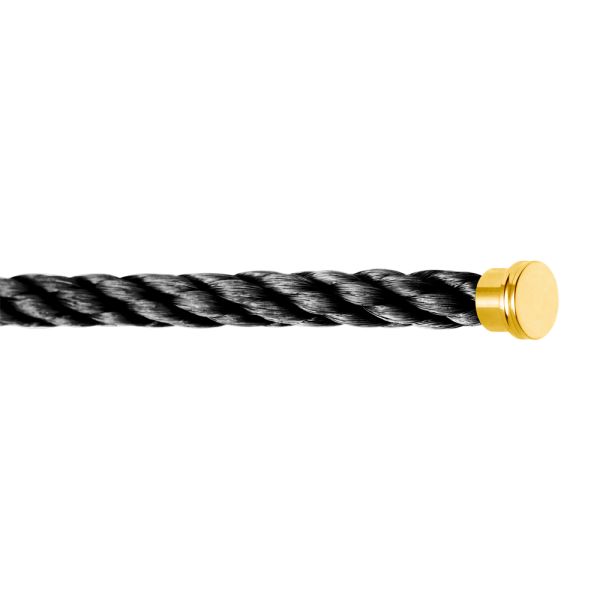 Fred Force 10 Storm Grey Cable Large yellow gold plated steel model