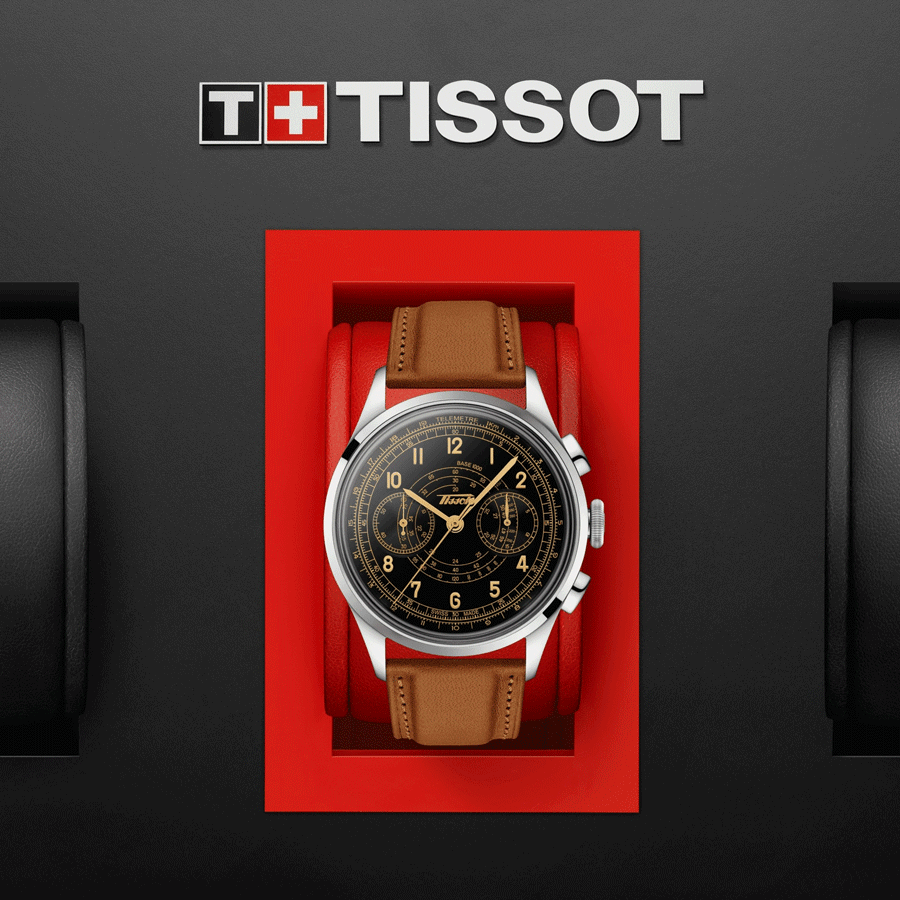 Tissot Telemeter 1938 automatic Watch T142.462.16.052.00 Lepage