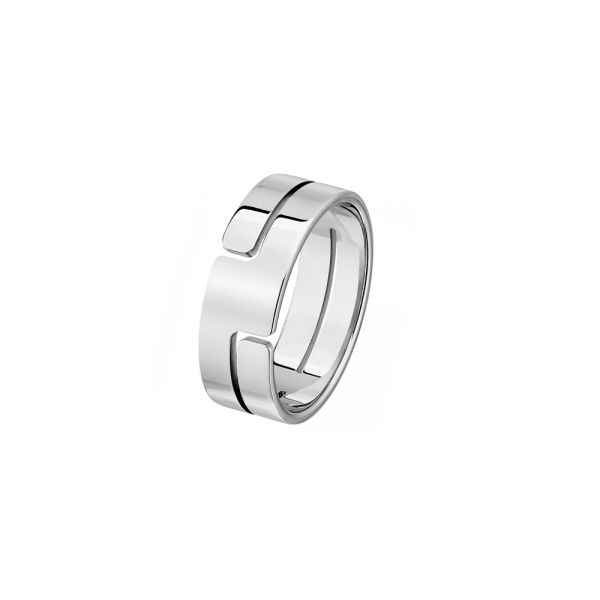 Ring dinh van Seventies Medium Model in White Gold