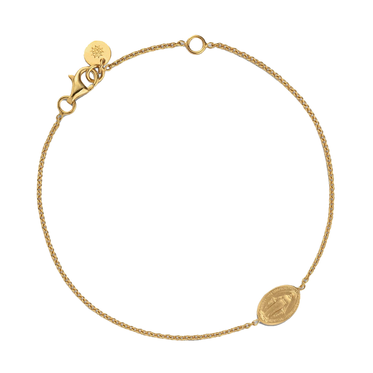 ARTHUS BERTRAND Virgin Miraculous medal bracelet gold | Lepage