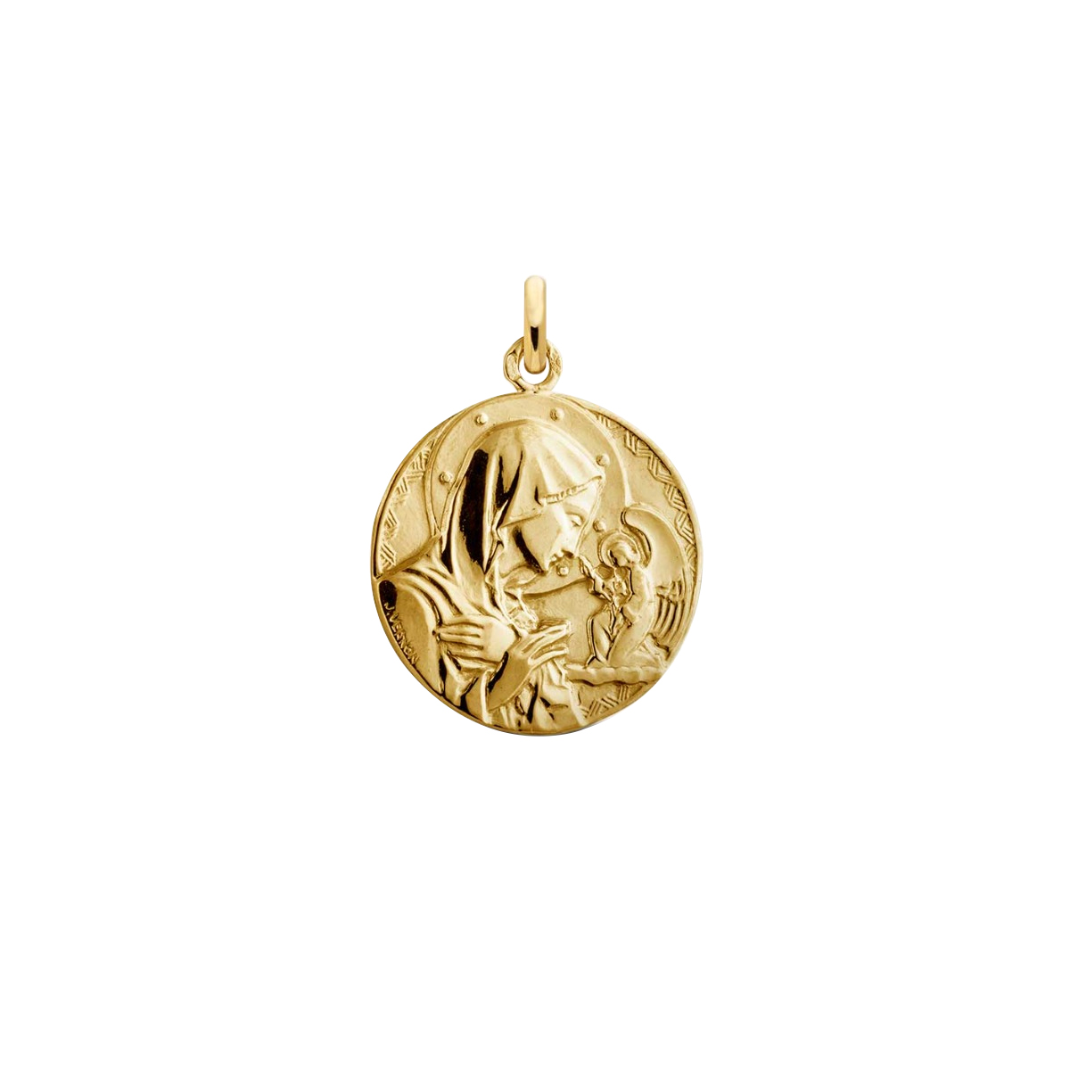 ARTHUS BERTRAND Annunciation medal yellow gold| Lepage