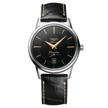 Longines Flagship Heritage auto watch black dial 38.50 mm