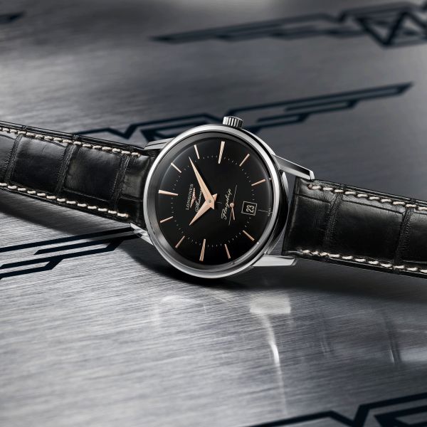 Longines Flagship Heritage auto watch black dial 38.50 mm