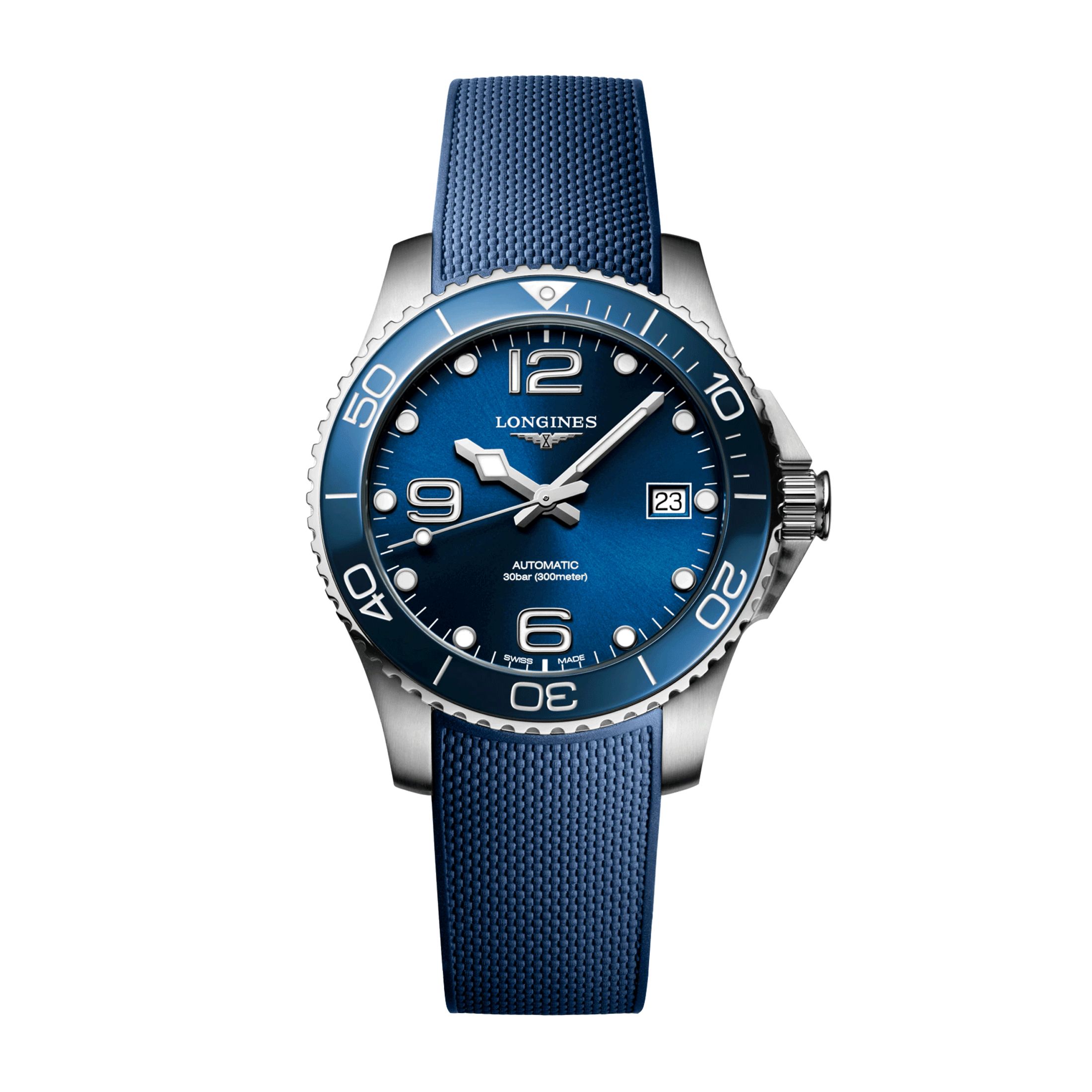 Longines HydroConquest automatic 39 mm Watch L3.780.4.96.9 Lepage