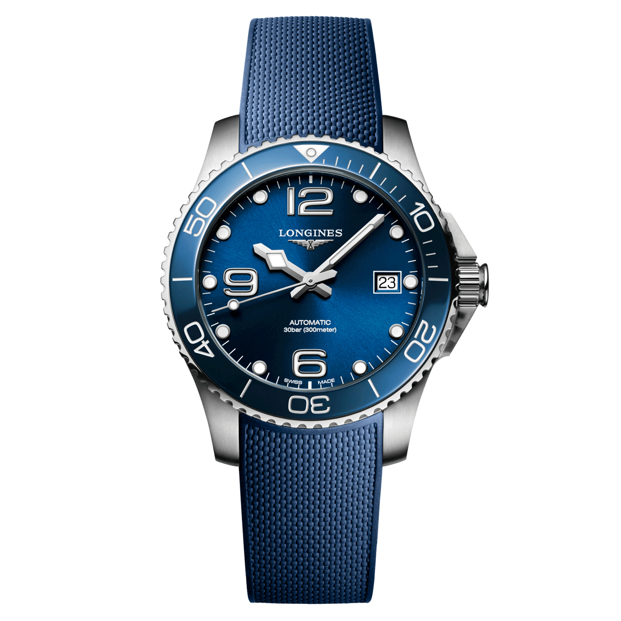 Longines HydroConquest automatic 39 mm Watch L3.780.4.96.9 Lepage