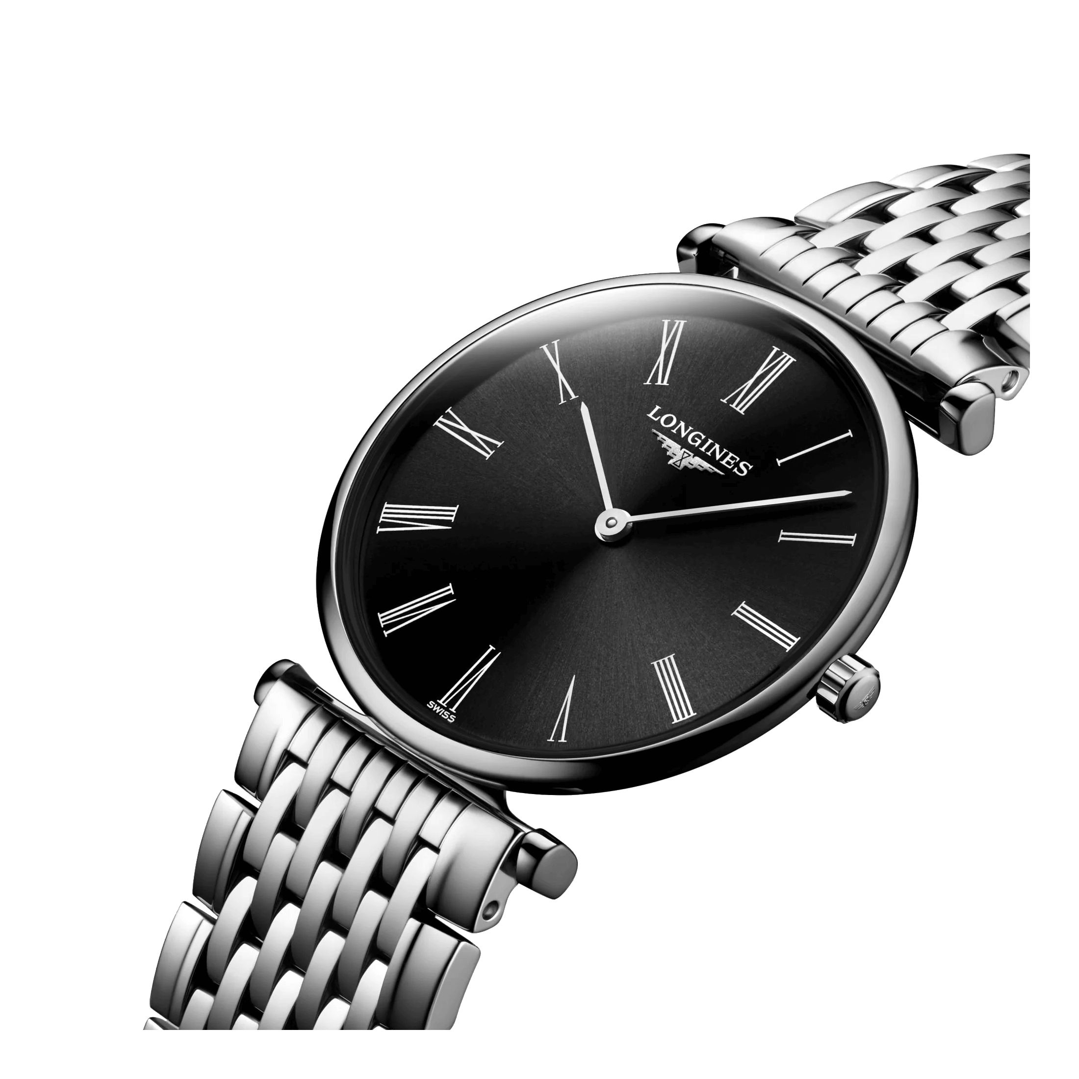 Longines Grande Classique quartz watch stainless steel bracelet