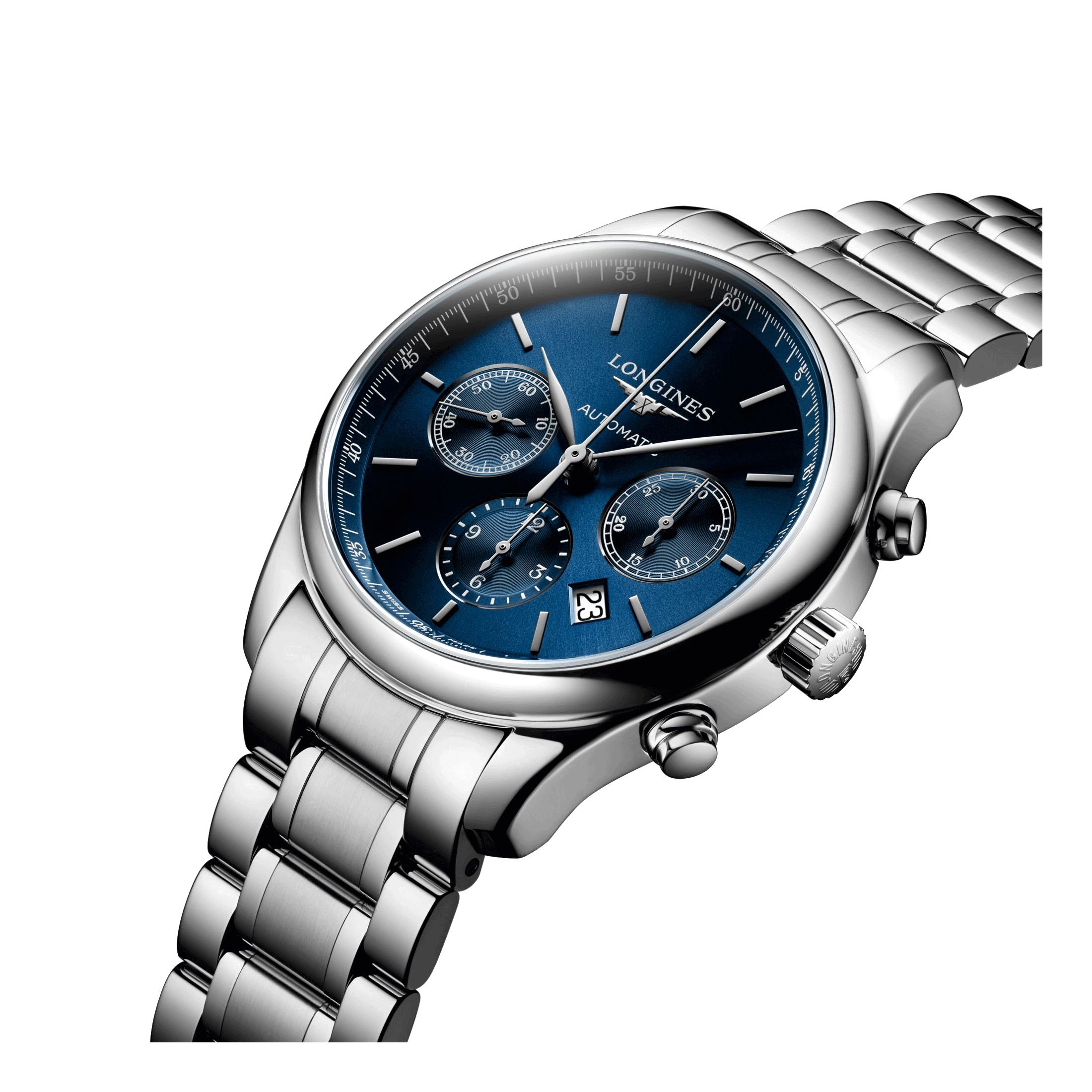 The longines master collection sale 42mm blue dial automatic