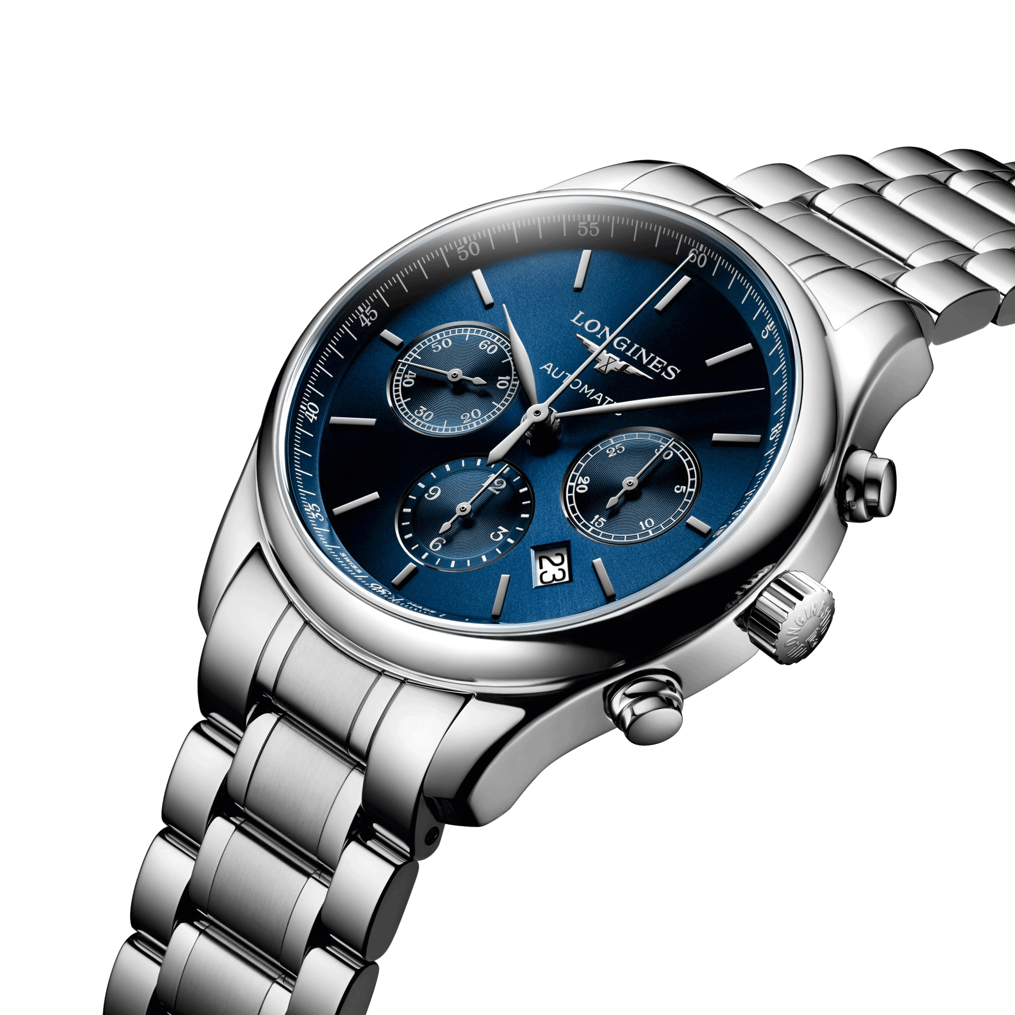 Longines blue dial watches best sale