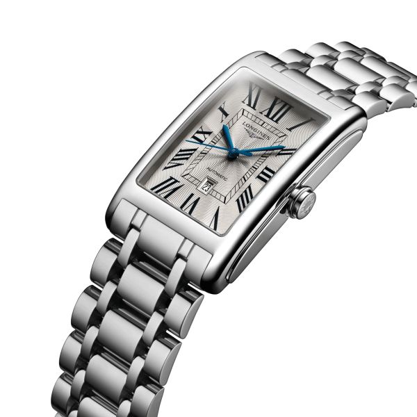 Montre Longines DolceVita automatique cadran argent bracelet acier