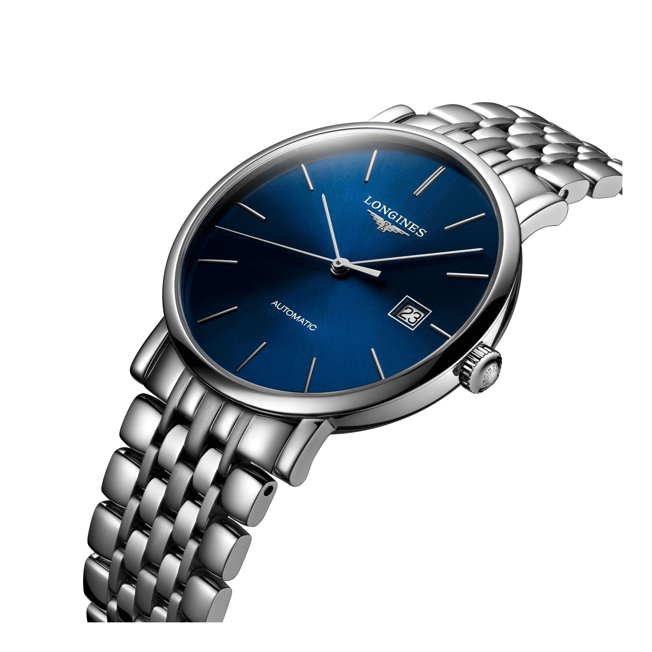 Montre Longines Elegant Collection automatique cadran bleu