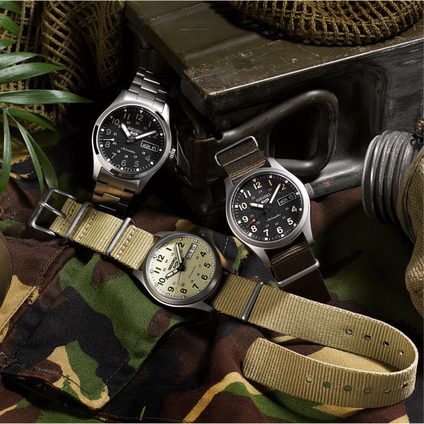 Seiko 5 Midfield Desert Kit 36 mm SRPG83K1 Lepage