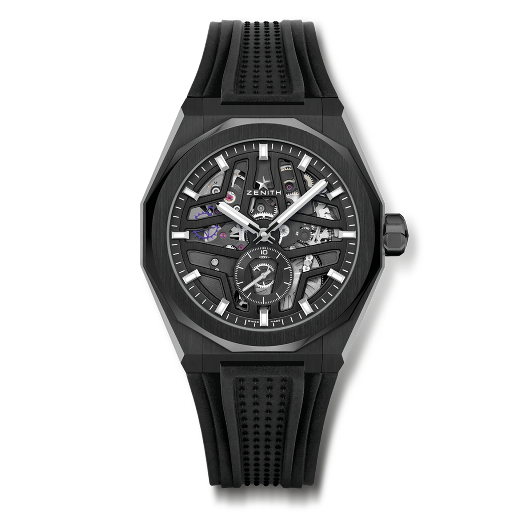 Introducing The Zenith Defy Classic Black Ceramic Skeleton Swizz