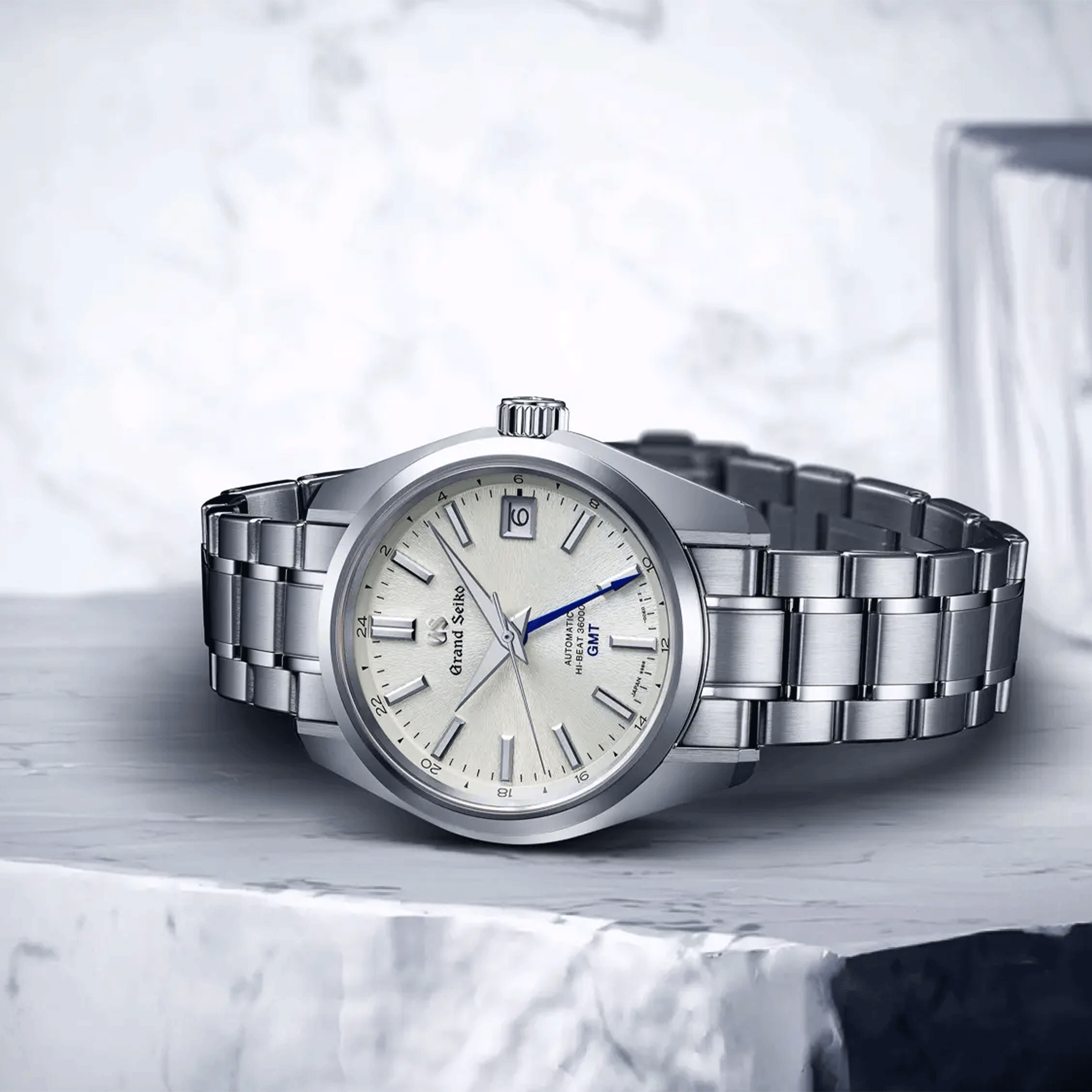 Grand seiko silver dial sale