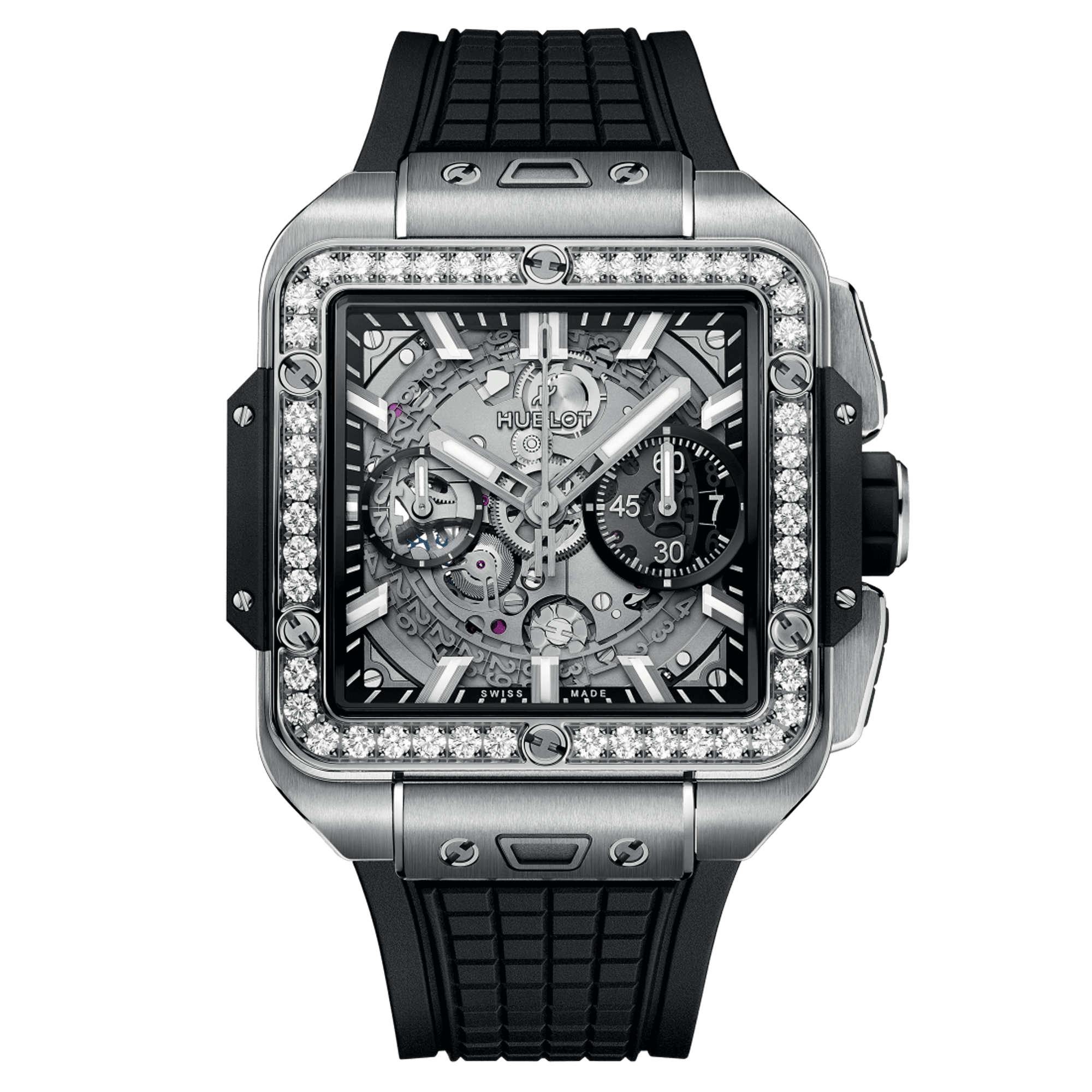 Hublot Square Bang Unico Diamonds Watch 821.NX.0170.RX.1204 - Lepage