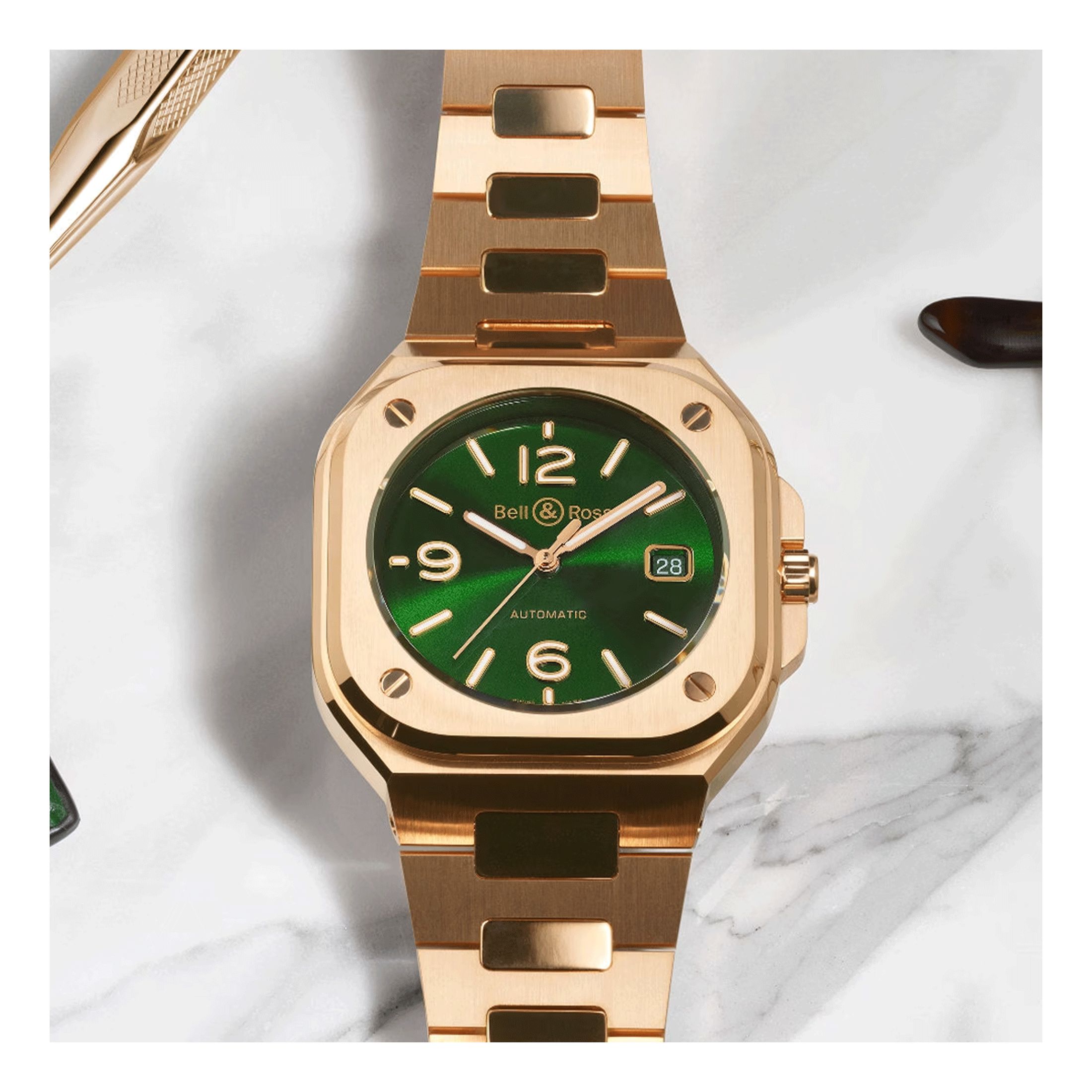 Bell Ross BR 05 Green Gold automatic 40 mm Lepage