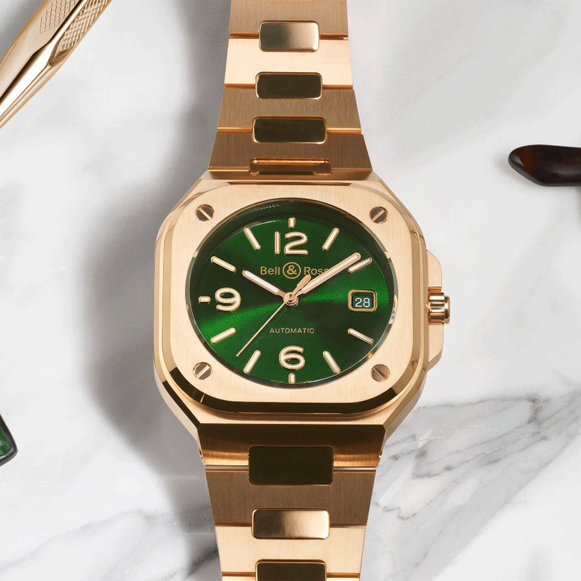 Bell Ross BR 05 Green Gold automatic 40 mm Lepage