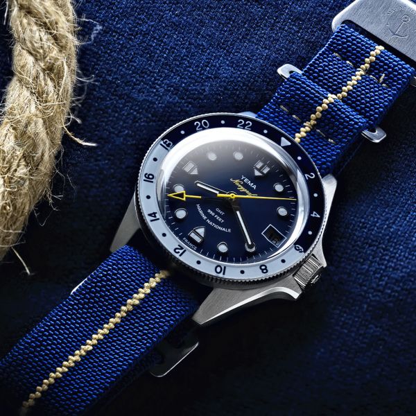 Yema Navygraf Marine Nationale GMT auto Watch YNAV23MN GRBS Lepage