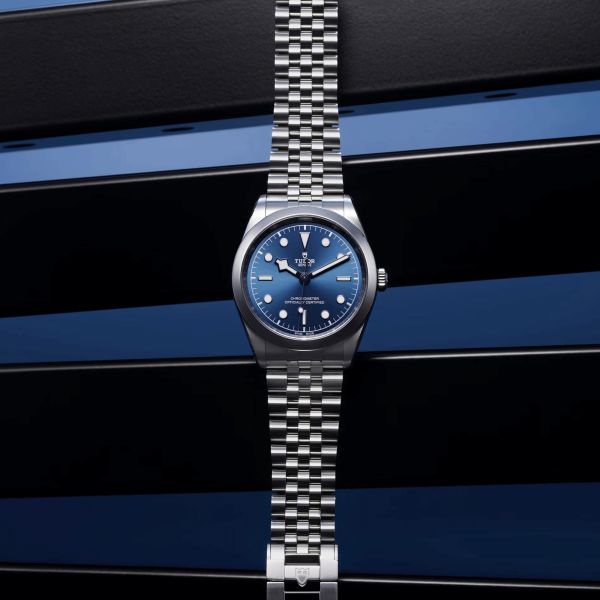 Tudor black discount bay 38 blue