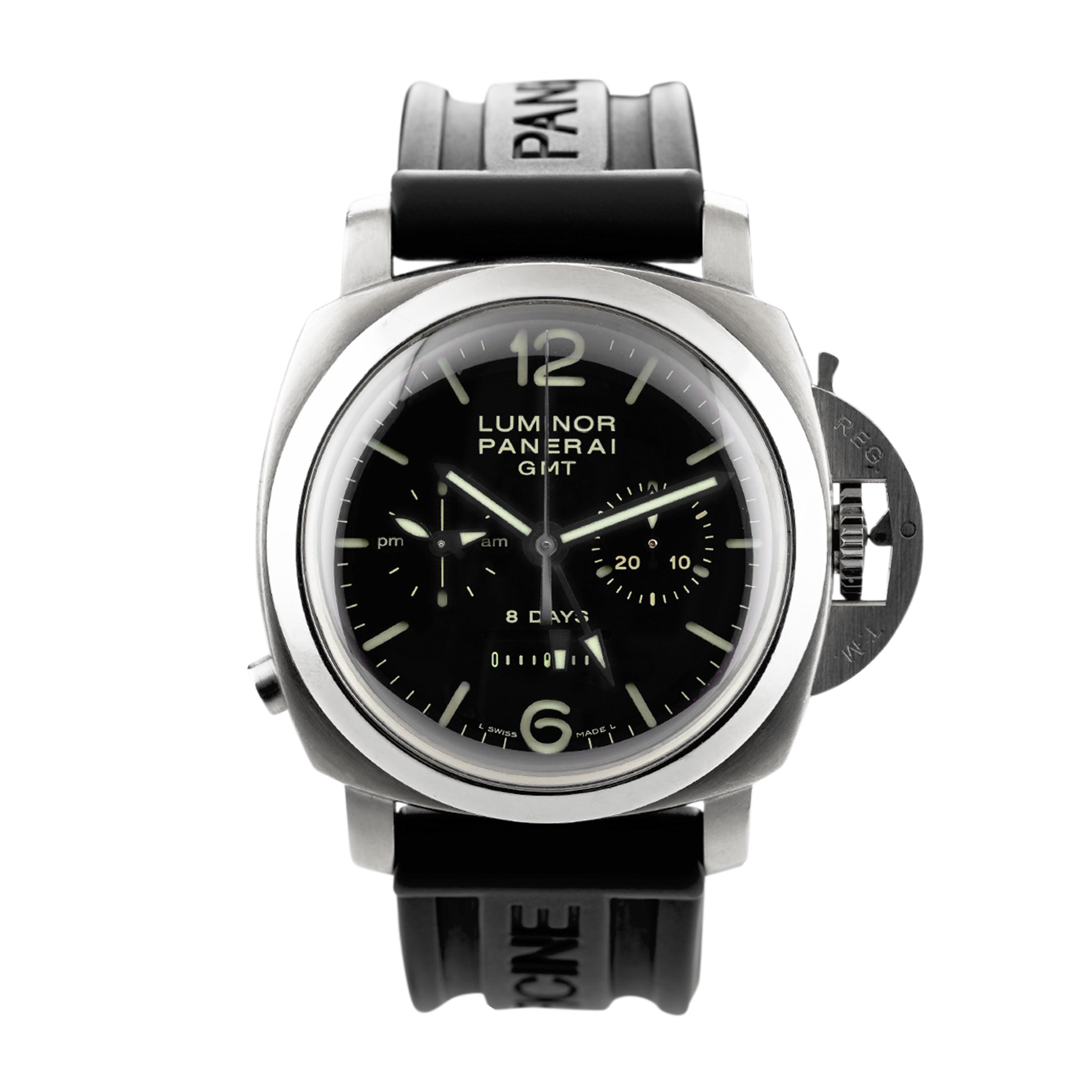 Pre Owned Panerai PAM00275 Luminor 1950 Chrono Monopulsante GMT