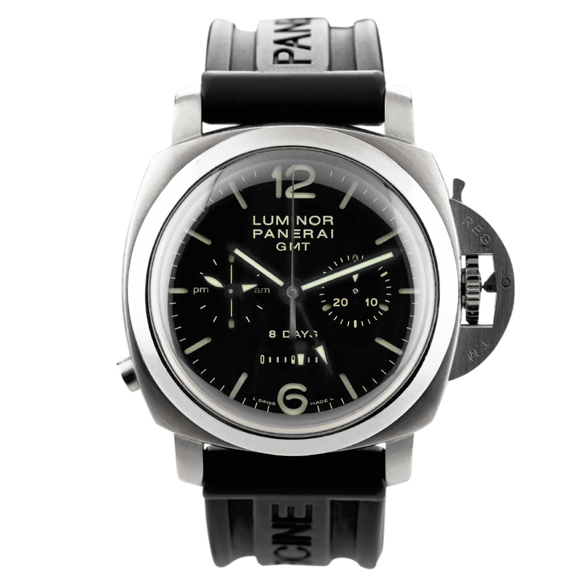 Pre Owned Panerai PAM00275 Luminor 1950 Chrono Monopulsante GMT