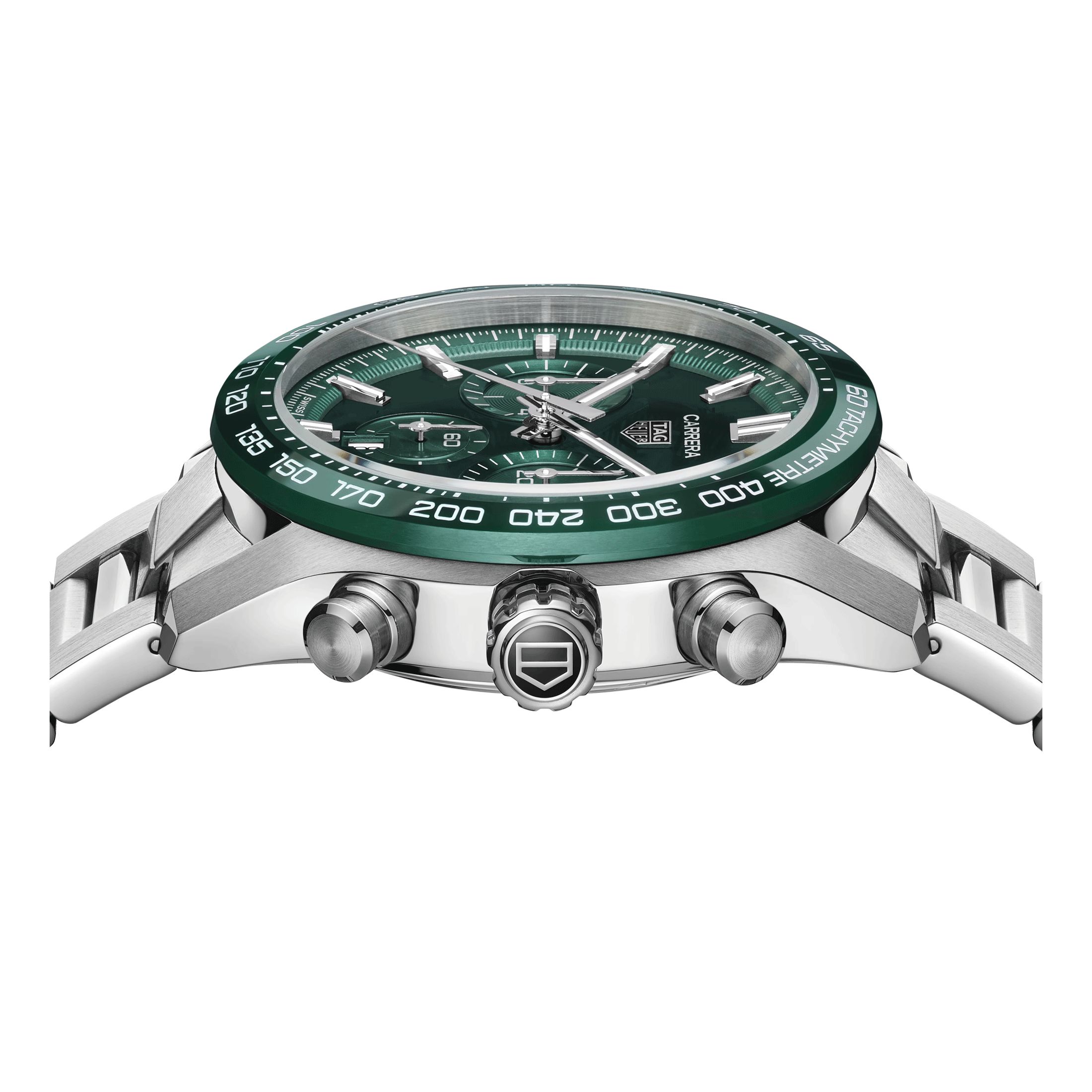 Tag heuer carrera green face hot sale