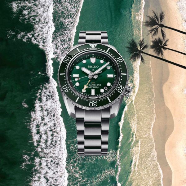 Green best sale dial diver