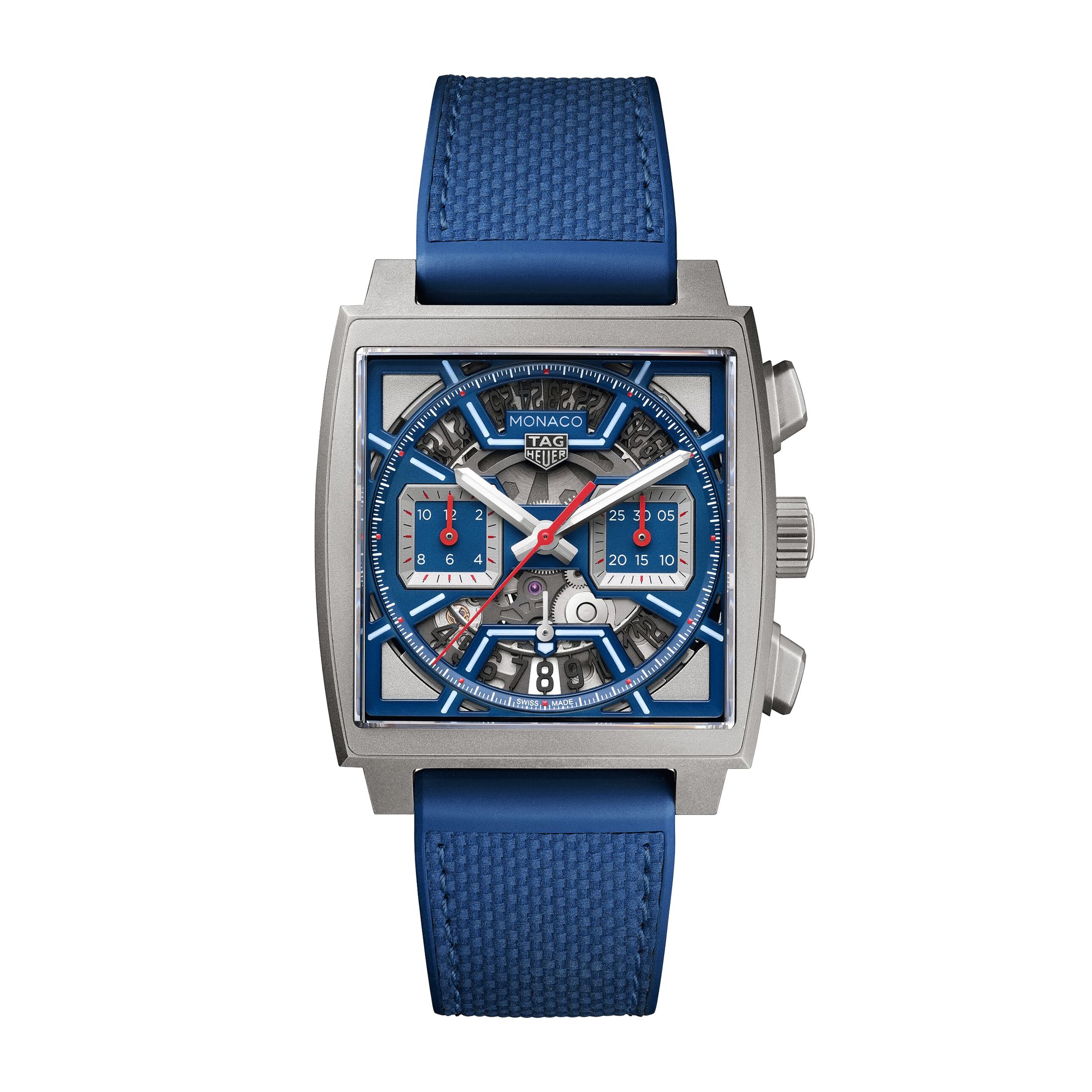 Montre TAG Heuer Monaco Original Blue 39 mm CBL2182.FT6235