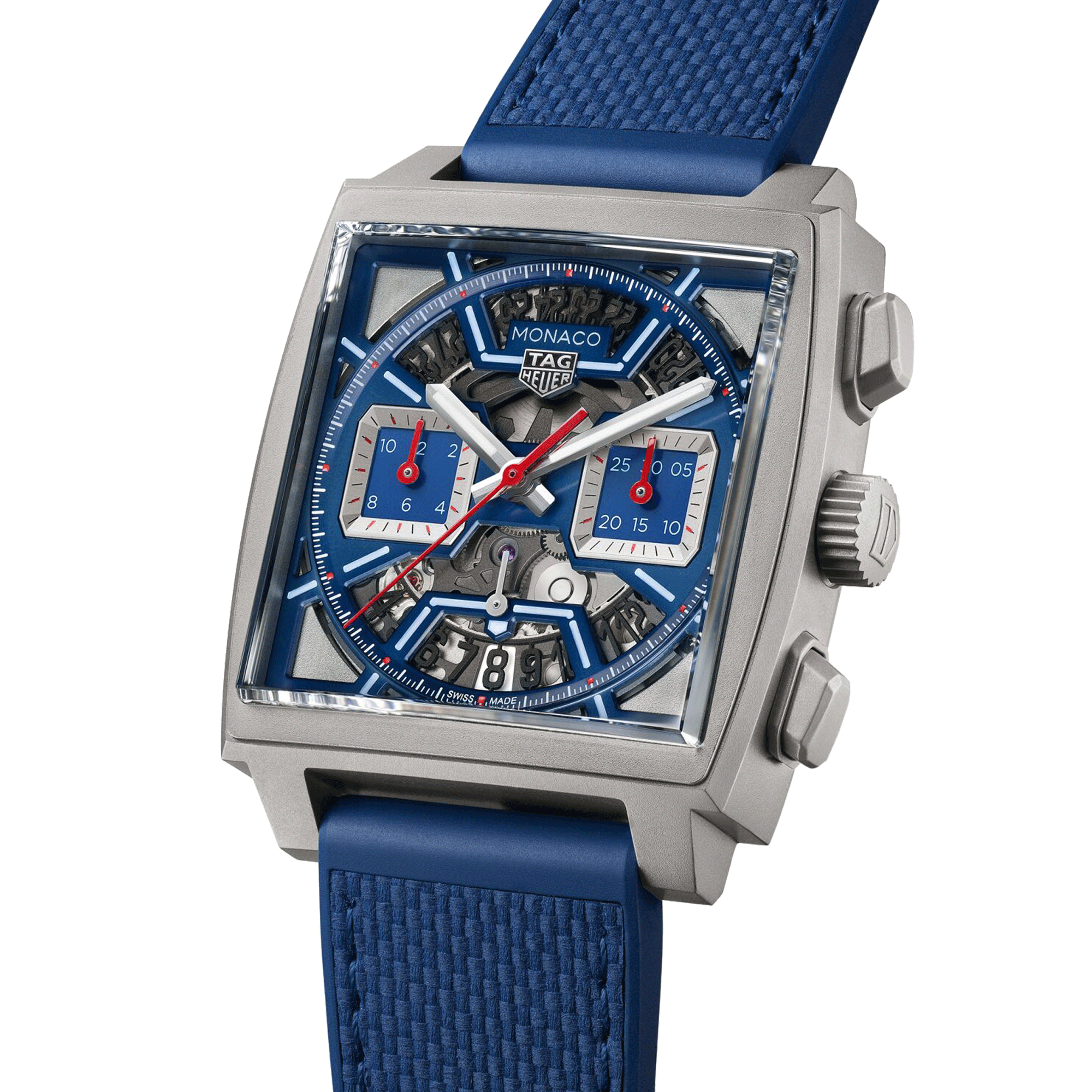 Montre TAG Heuer Monaco Original Blue 39 mm CBL2182.FT6235 Lepage