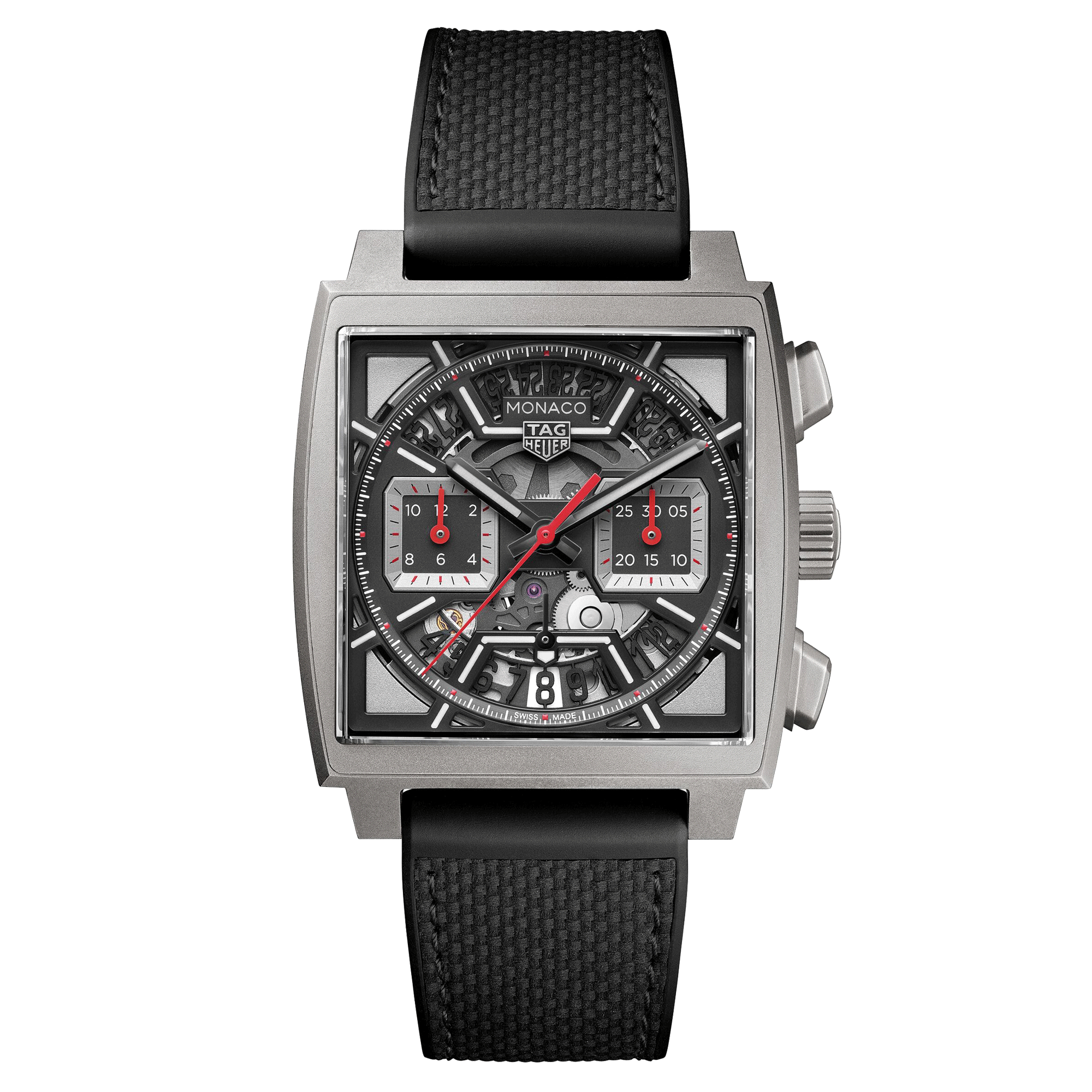 Red monaco tag online heuer