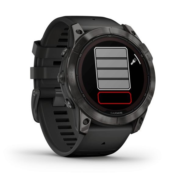 Garmin Fenix 5X HR Sapphire GPS Watch 51mm Silicone Wrist Band Strap
