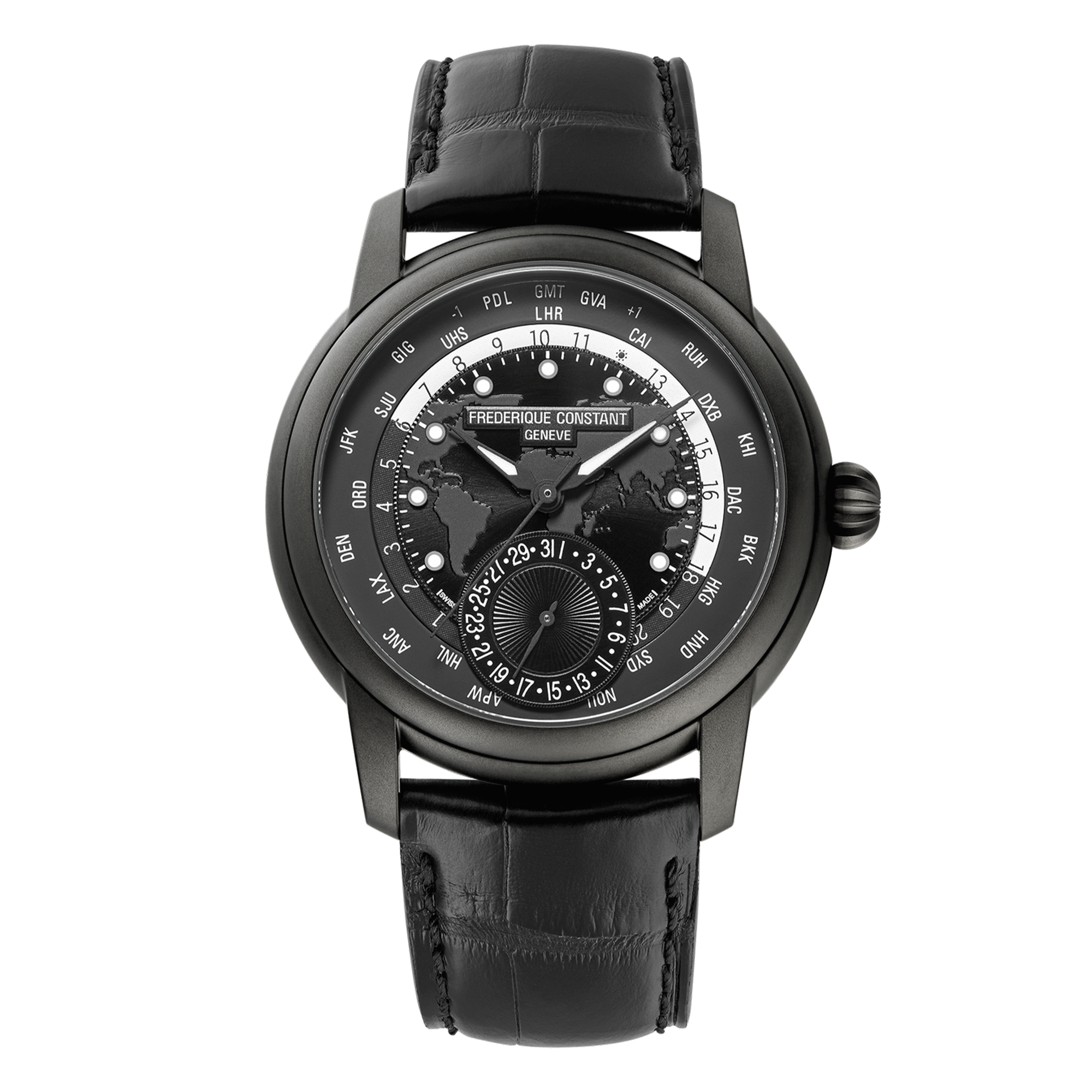 Frederique Constant Classics Worldtimer Globetrotter Edition FC 718BAWM4TH6 Lepage