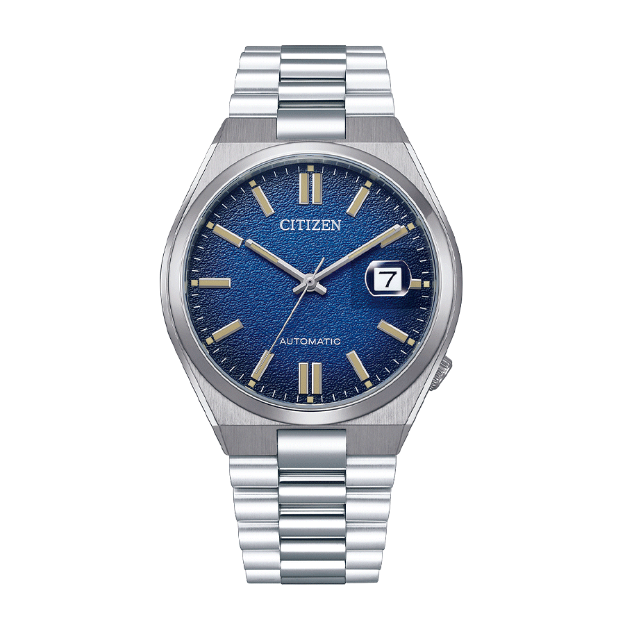 Citizen automatic blue outlet dial