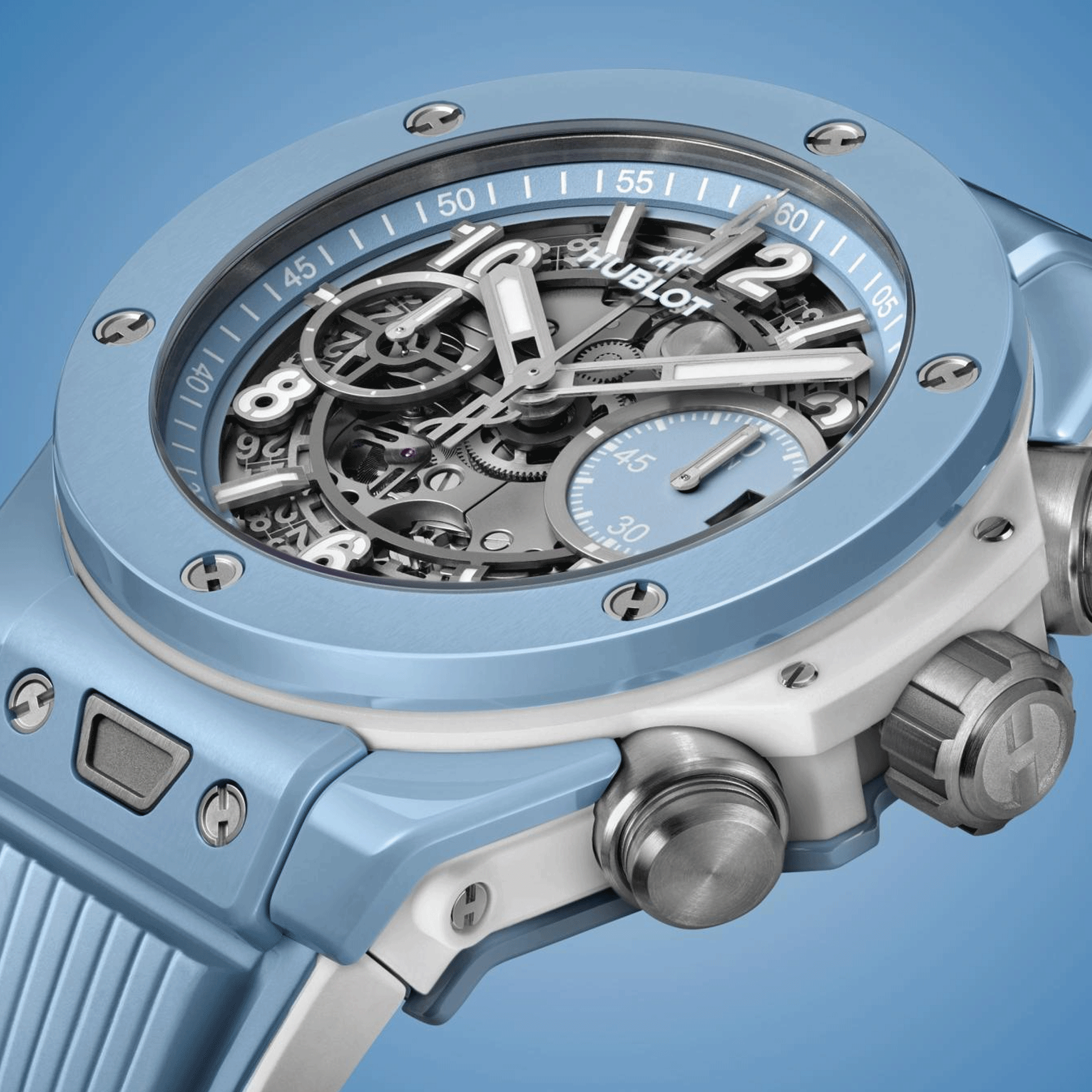 Hublot big bang unico sky blue price hot sale