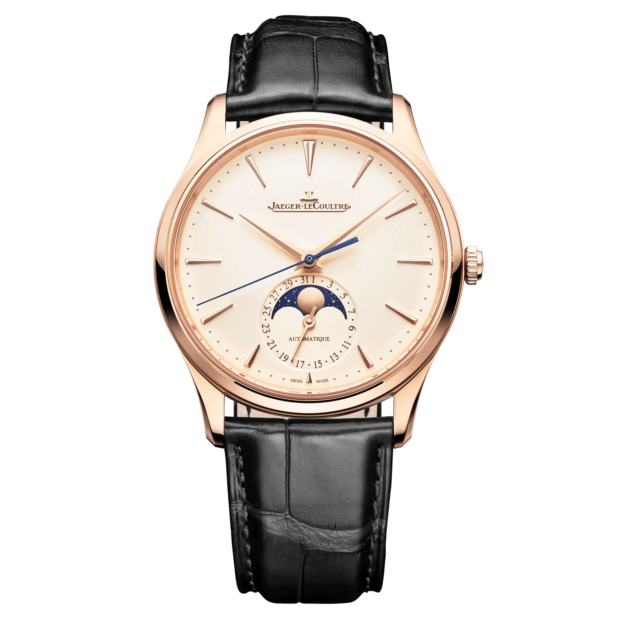 Jaeger LeCoultre Master Ultra Thin Moon auto Watch Q1362511 Lepage