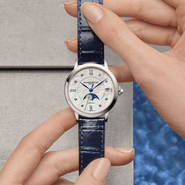 Baume mercier moonphase online chronograph