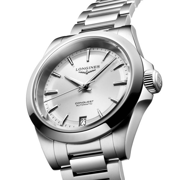 Longines conquest silver hotsell