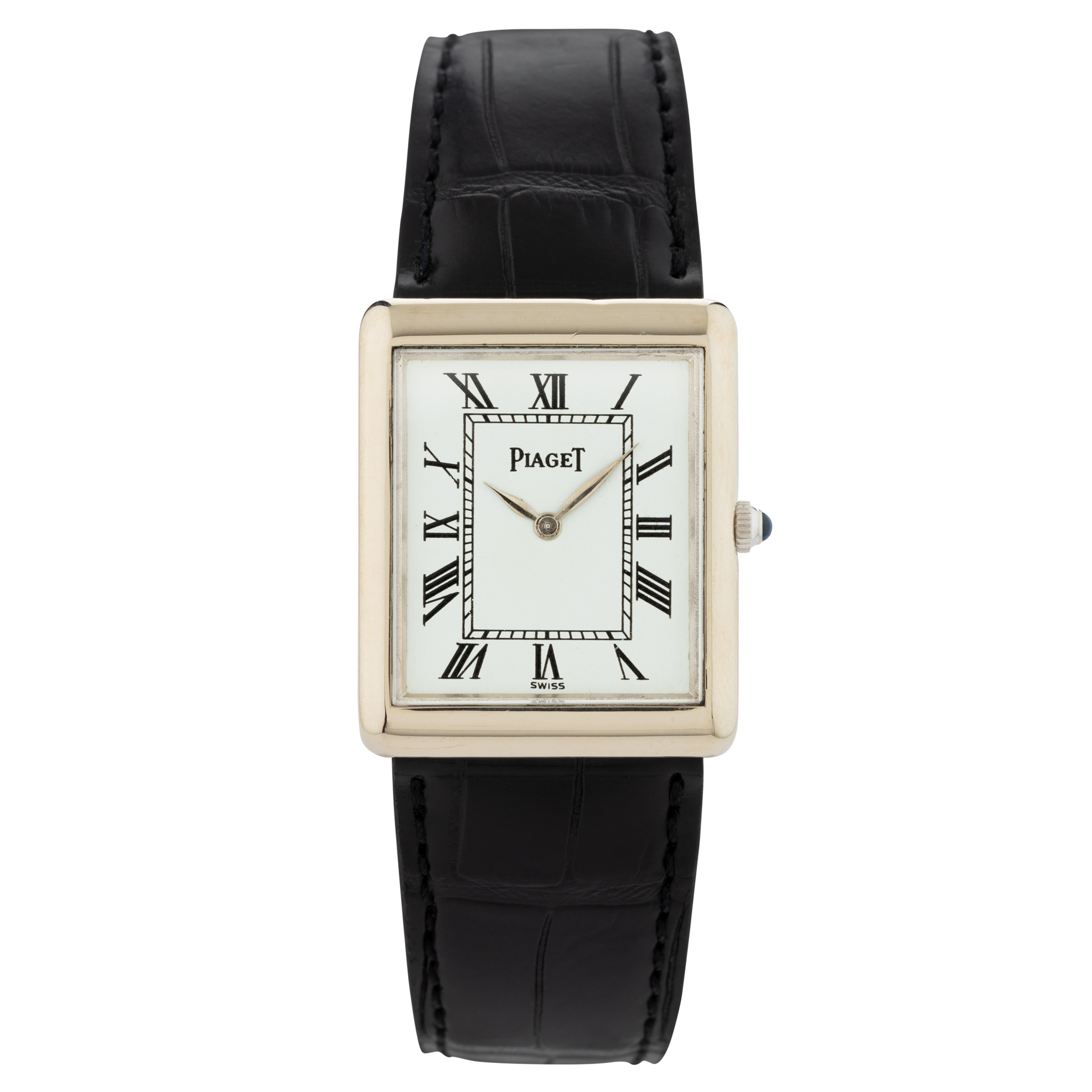 Montre vintage Piaget 9150 Or Blanc circa 1970 Lepage