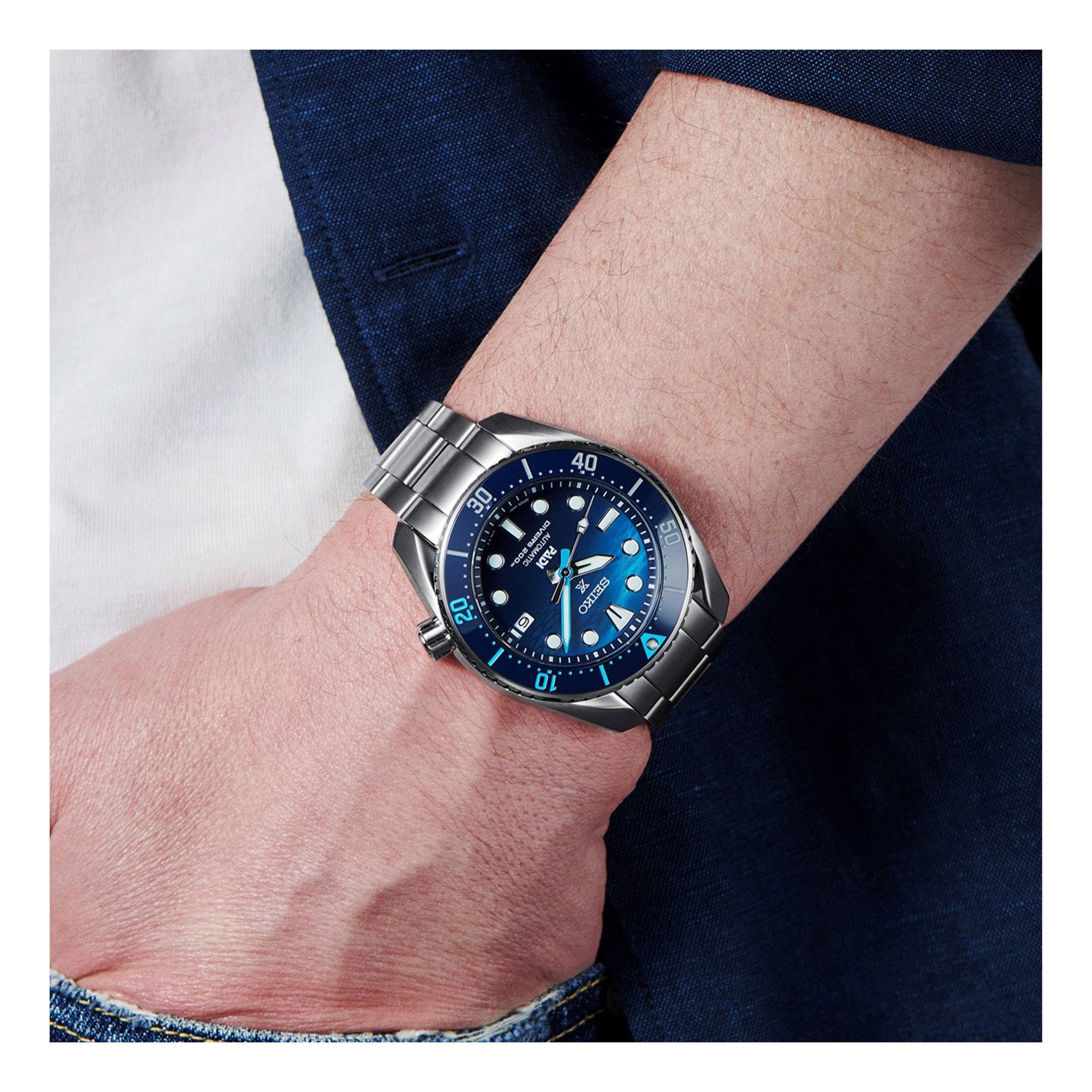 Seiko sumo blue outlet dial