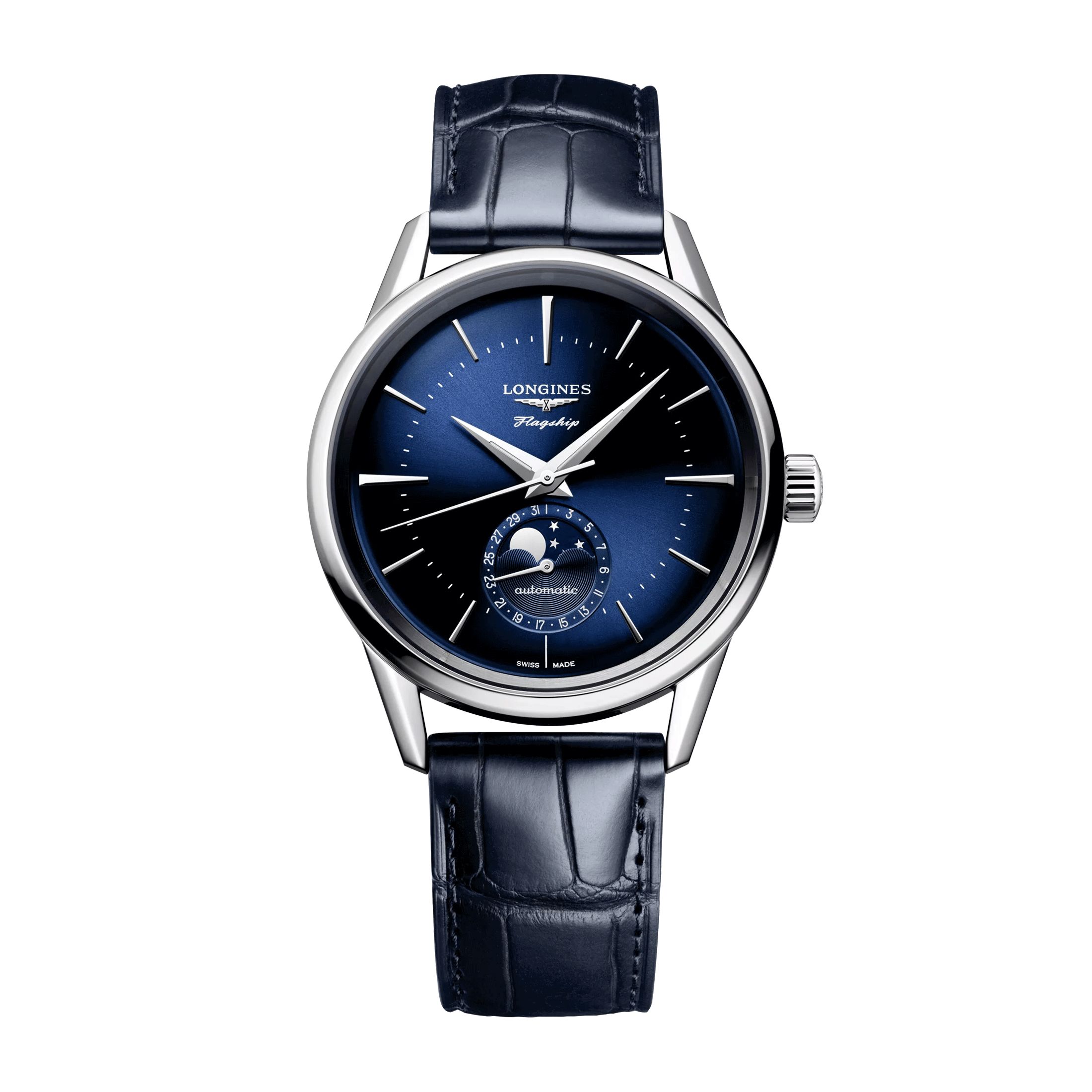 Montre Longines Flagship Heritage Phase Lune L4.815.4.92.2 Lepage