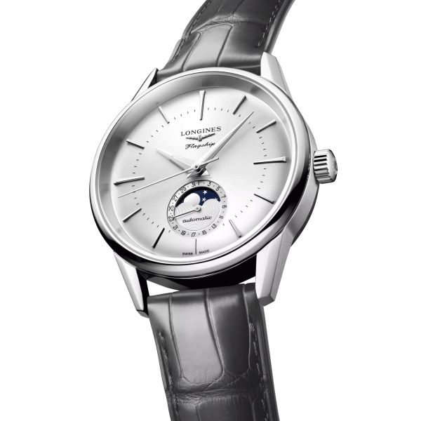 Longines Flagship Heritage Moon Phase Watch L4.815.4.72.2 Lepage