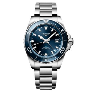 Longines Hydroconquest GMT Auto 41 mm Watch L3.790.4.96.6 Lepage