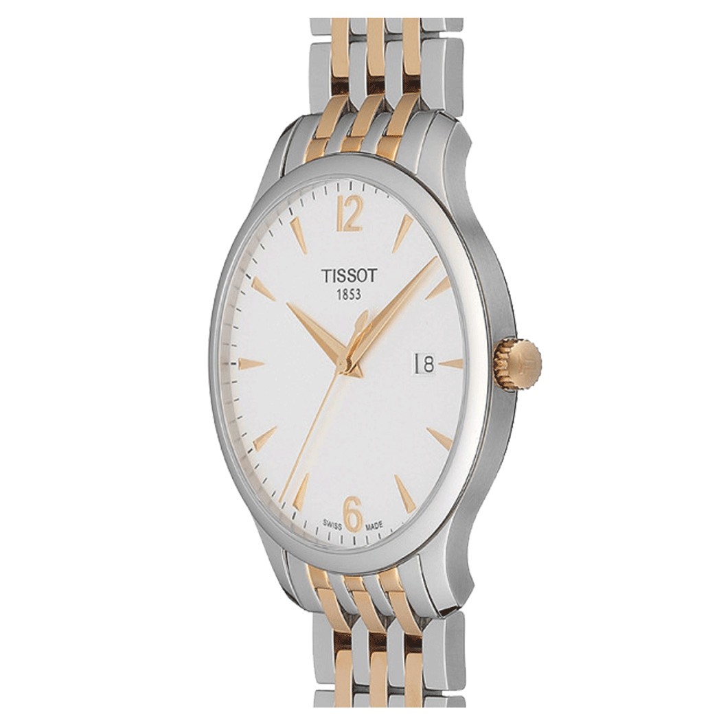 Montre Tissot T Classic Tradition Gent quartz cadran argent