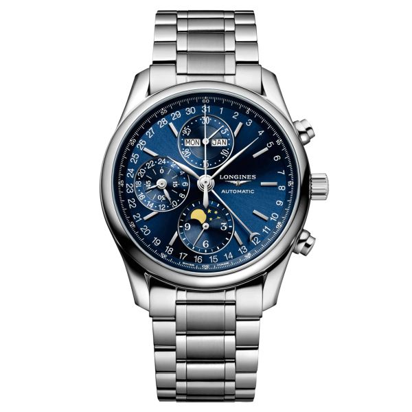 Longines Master Collection automatic watch blue dial steel bracelet 40 mm L2.673.4.92.6