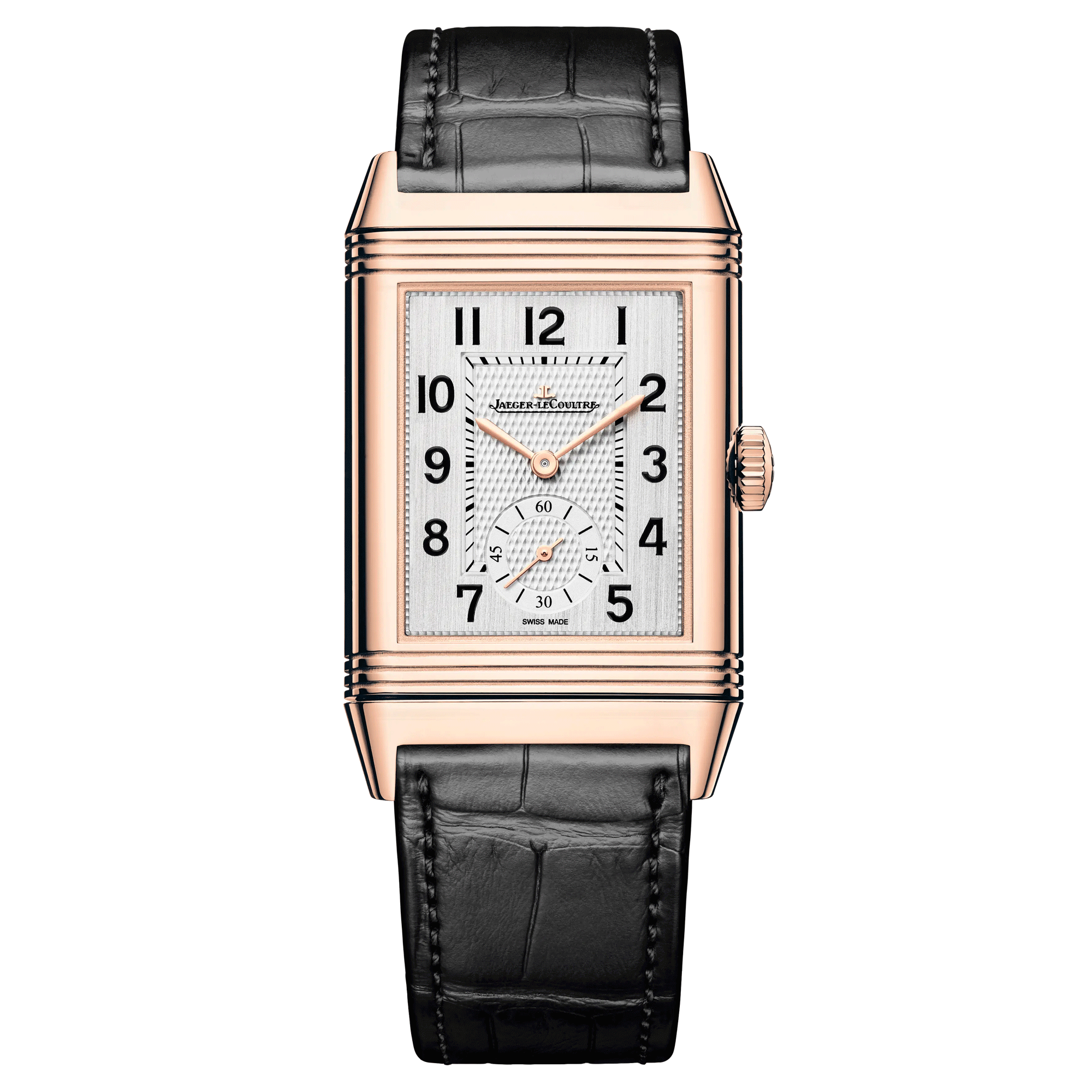 Jaeger LeCoultre Reverso Large Duoface Small Seconds watch pink gold