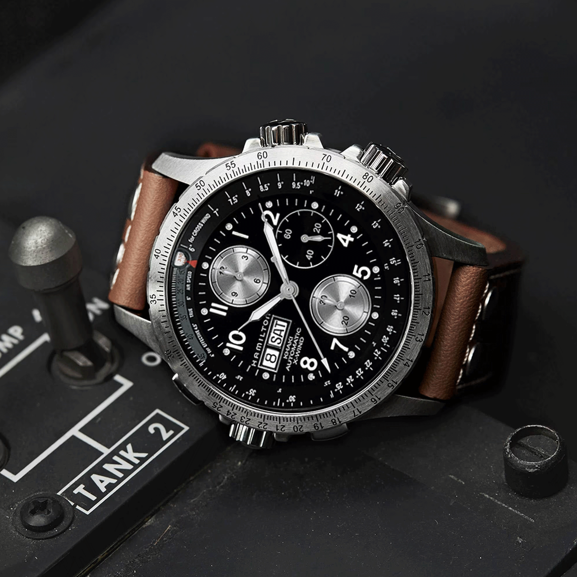 Hamilton x clearance wind auto chrono