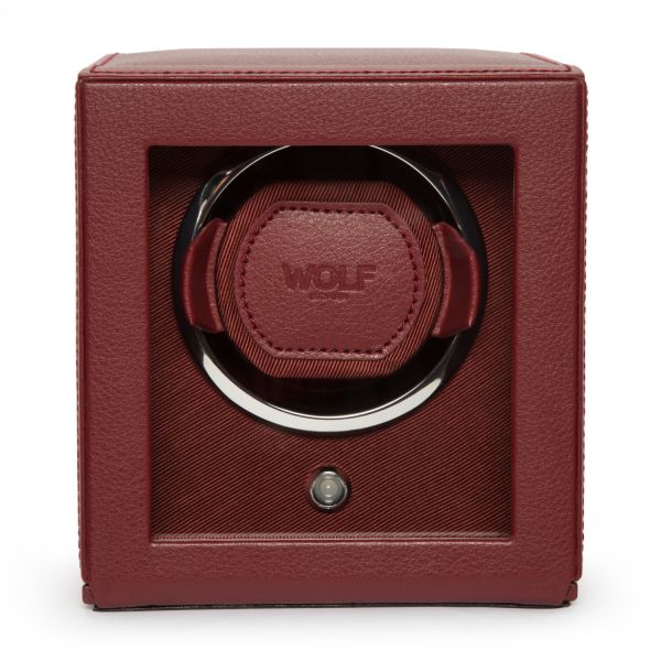 Watch Winder Wolf 1834 Cub Bordeaux vegan leather