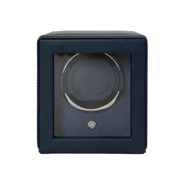 Watch Winder Wolf 1834 Cub Blue vegan leather