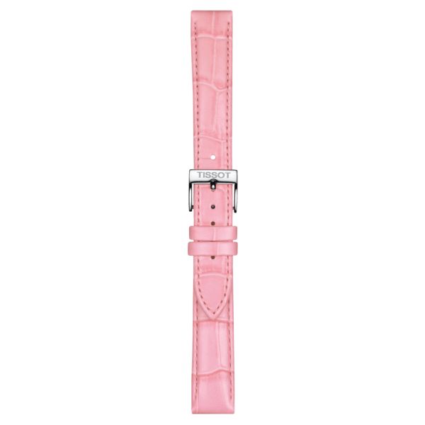 Tissot bracelet pink leather pin 16 mm T852.047.114 Lepage