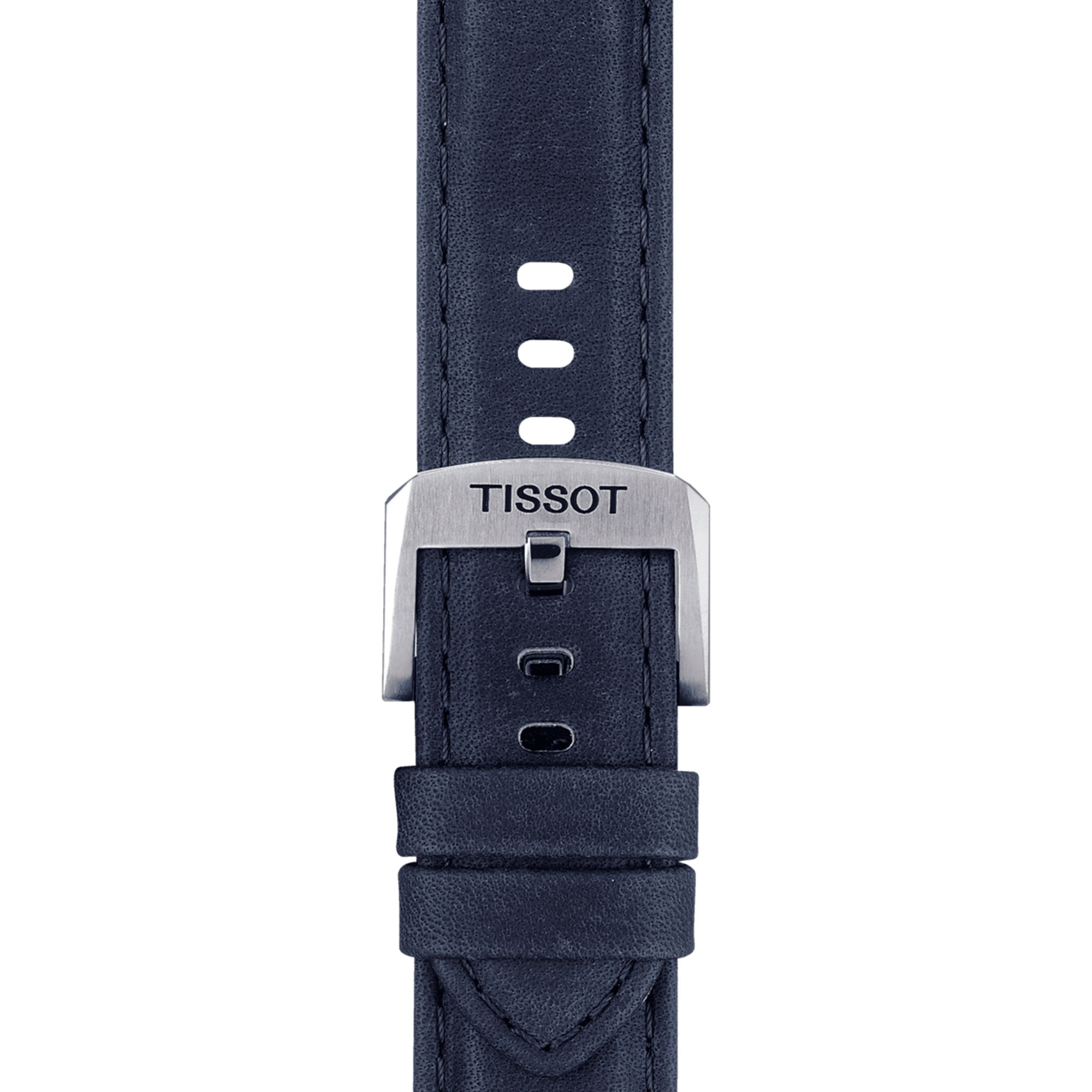 Tissot bracelet smooth blue leather pin 20 mm T852.046.834 Lepage